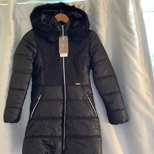 Mayoral Brand Big Girls’ puffer coat, Black